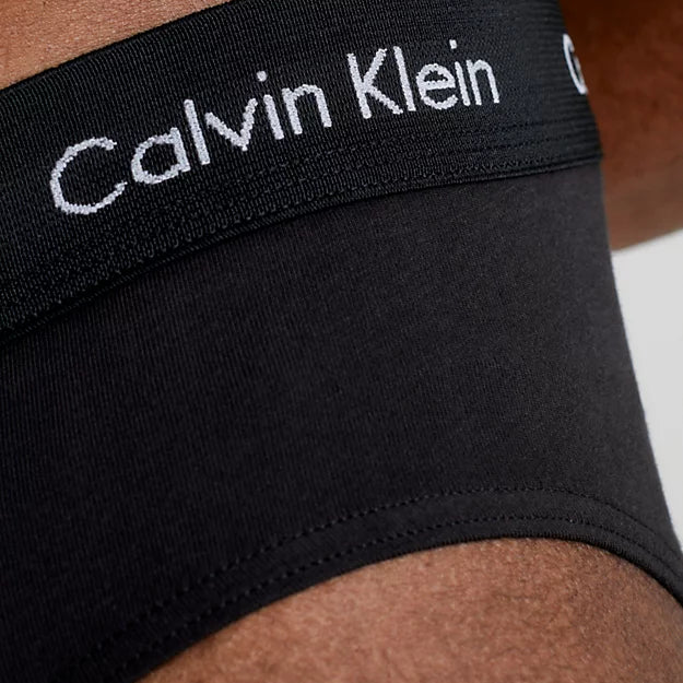Calvin Klein 3 Pack Cotton Stretch – Hip Briefs ( BLACK / NAVY / BLUE )
