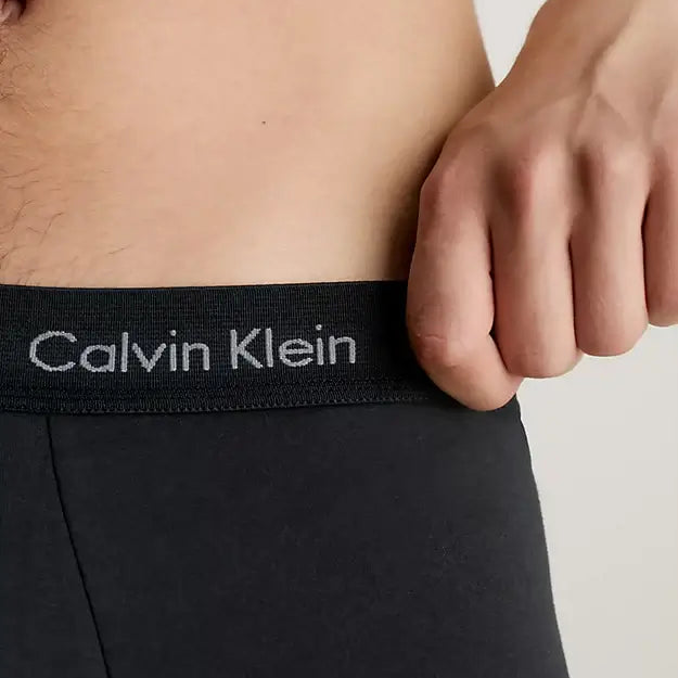 Calvin klein Low rise Boxer 3 Pack Black (White / Port / Porpoise Logos )