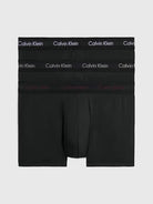 Calvin klein Low rise Boxer 3 Pack Black (White / Port / Porpoise Logos )