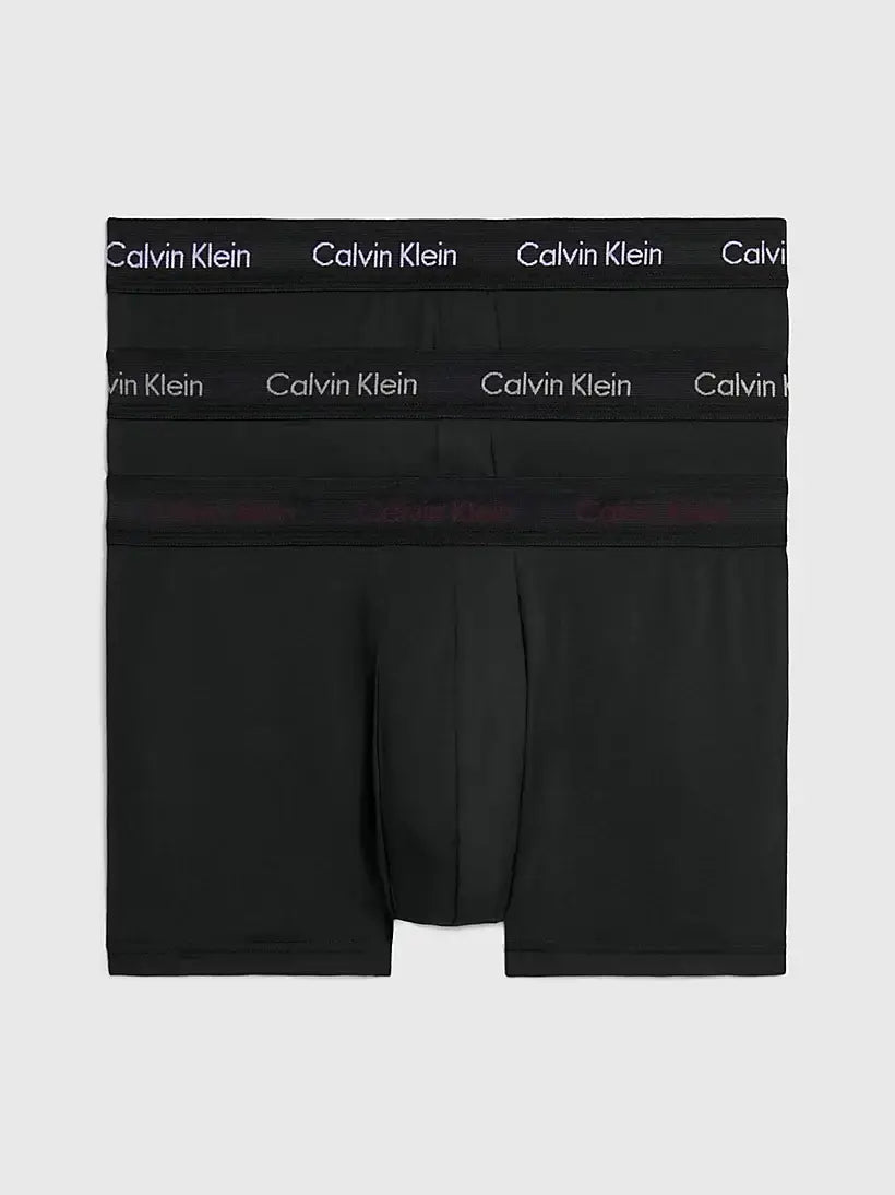 Calvin klein Low rise Boxer 3 Pack Black (White / Port / Porpoise Logos )