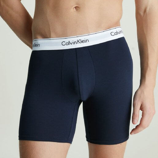Calvin Klein 3 Pack Modern Cotton Boxer Briefs - Capri Rose / Blue / Arona