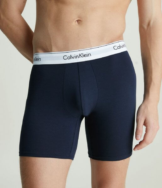 Calvin Klein 3 Pack Modern Cotton Boxer Briefs - Capri Rose / Blue / Arona