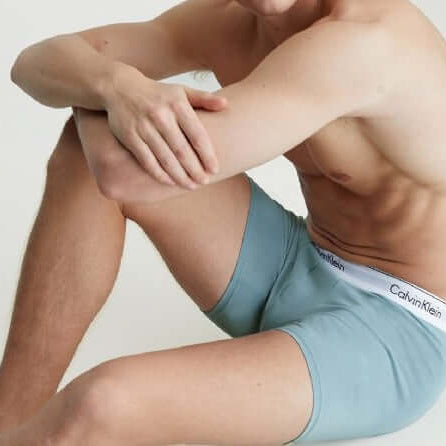 Calvin Klein 3 Pack Modern Cotton Boxer Briefs - Capri Rose / Blue / Arona