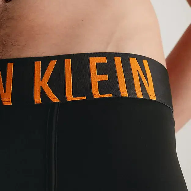 Calvin Klein 2 Pack Low Rise Trunks Intense Power Microfibre - Black-Carrot