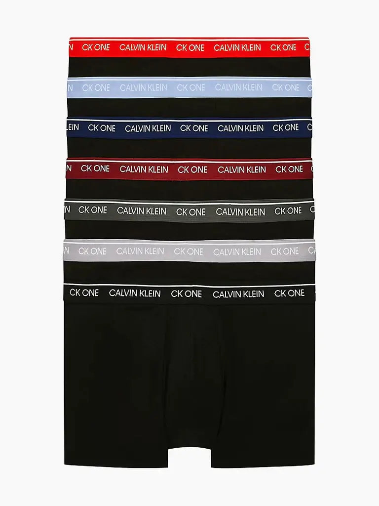 Calvin Klein 7 Pack Trunks - Black - CK One