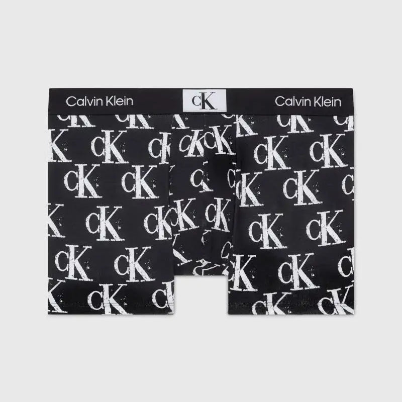 Calvin Klein Black Monogram Print Boxers - 1 Pack