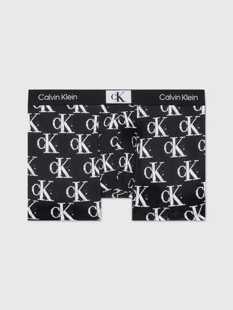 Calvin Klein Black Monogram Print Boxers - 1 Pack