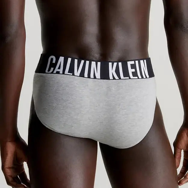 Calvin Klein Underwear 3 Pack Intense Power Briefs - Black/Grey Heather/White