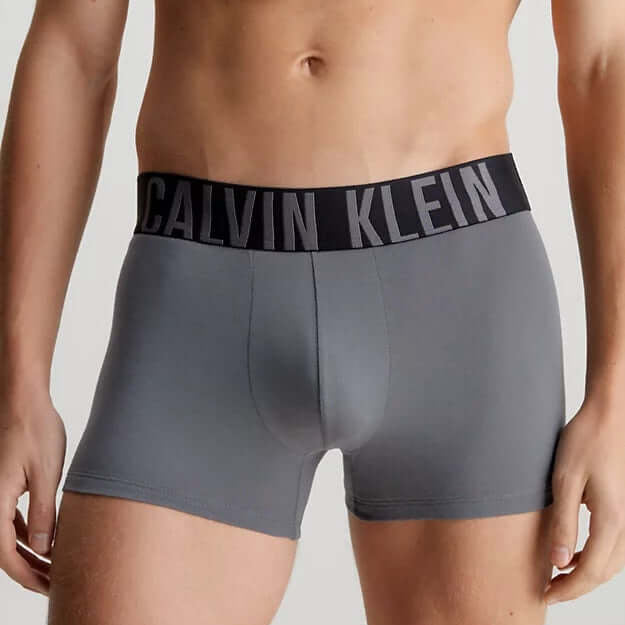 Calvin Klein Underwear 3 Pack Intense Power Cotton Trunks - Red/Black/Grey