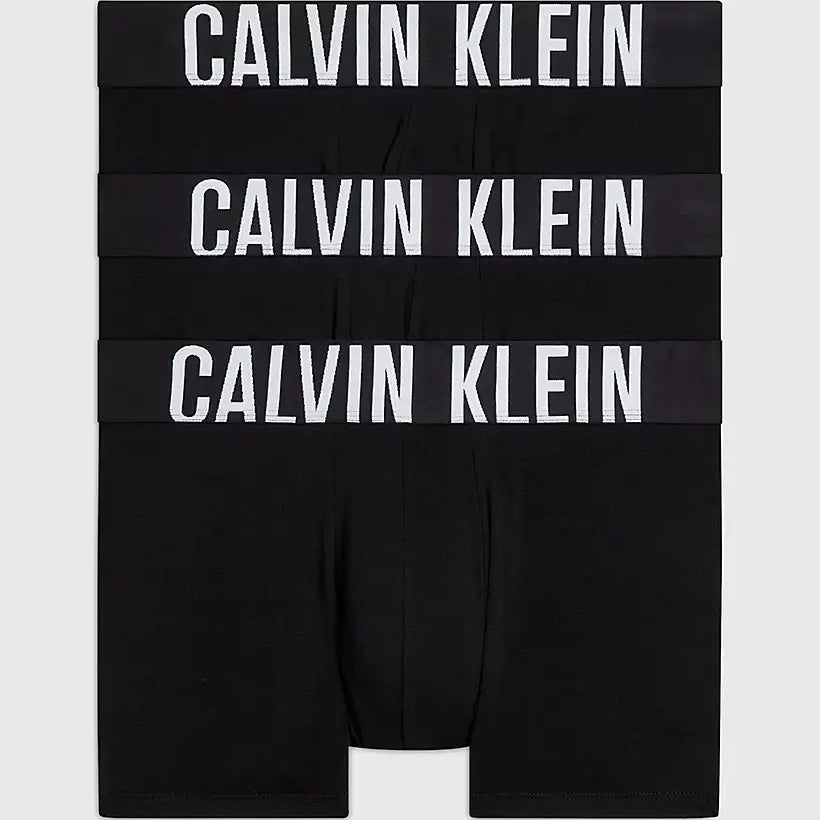 Calvin Klein Underwear 3 Pack Intense Power Cotton Trunks - Black