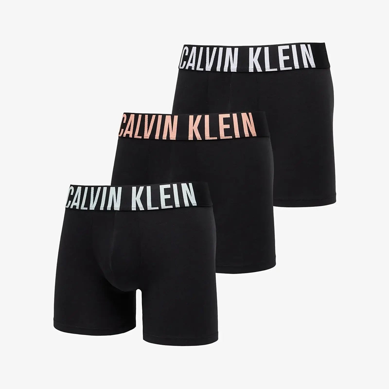 Calvin Klein Underwear 3 Pack Intense Power Cotton Boxer Briefs - Black- Multi