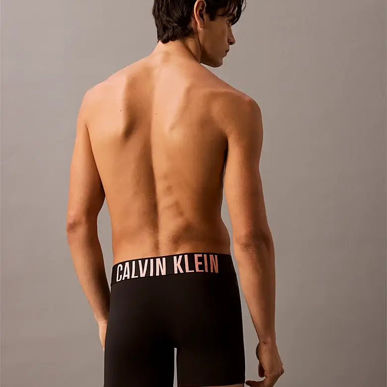 Calvin Klein Underwear 3 Pack Intense Power Cotton Boxer Briefs - Black- Multi