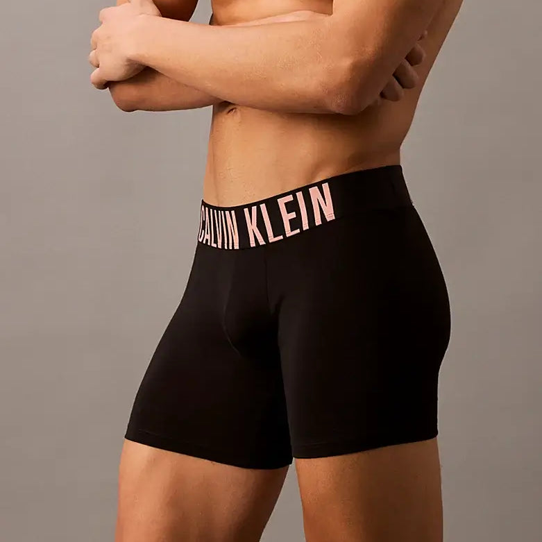 Calvin Klein Underwear 3 Pack Intense Power Cotton Boxer Briefs - Black- Multi
