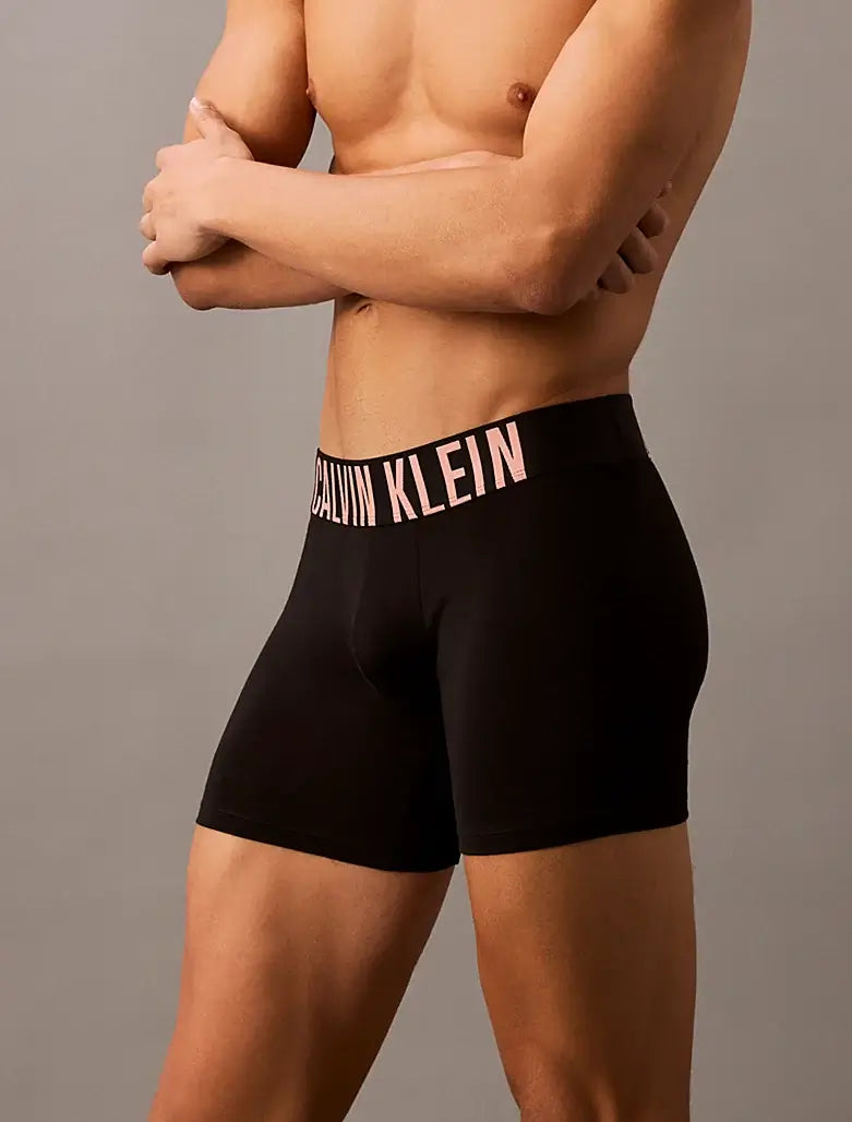 Calvin Klein Underwear 3 Pack Intense Power Cotton Boxer Briefs - Black- Multi