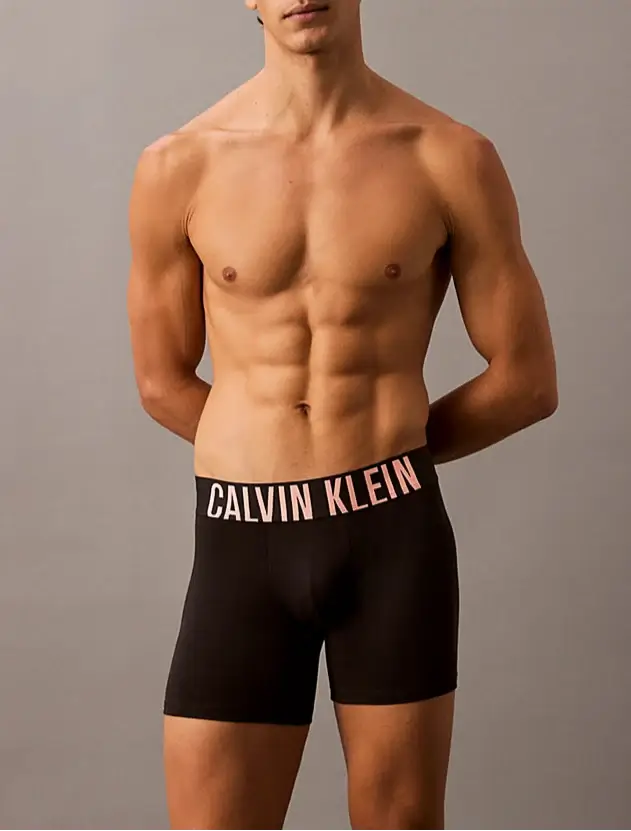 Calvin Klein Underwear 3 Pack Intense Power Cotton Boxer Briefs - Black- Multi