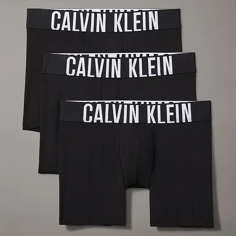 Calvin Klein Underwear 3 Pack Intense Power Microfibre Boxer Briefs - Black