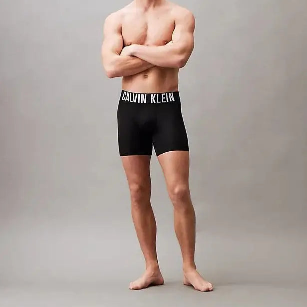 Calvin Klein Underwear 3 Pack Intense Power Microfibre Boxer Briefs - Black