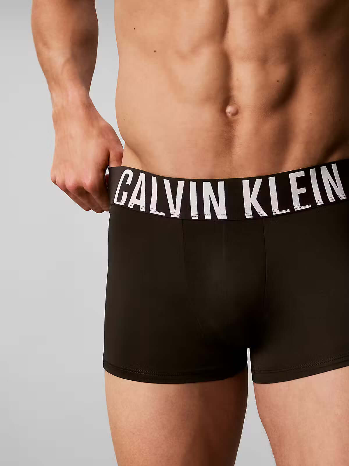 Calvin Klein Intense Power Microfibre Stretch 3 Pack Trunks Black Multi image 4