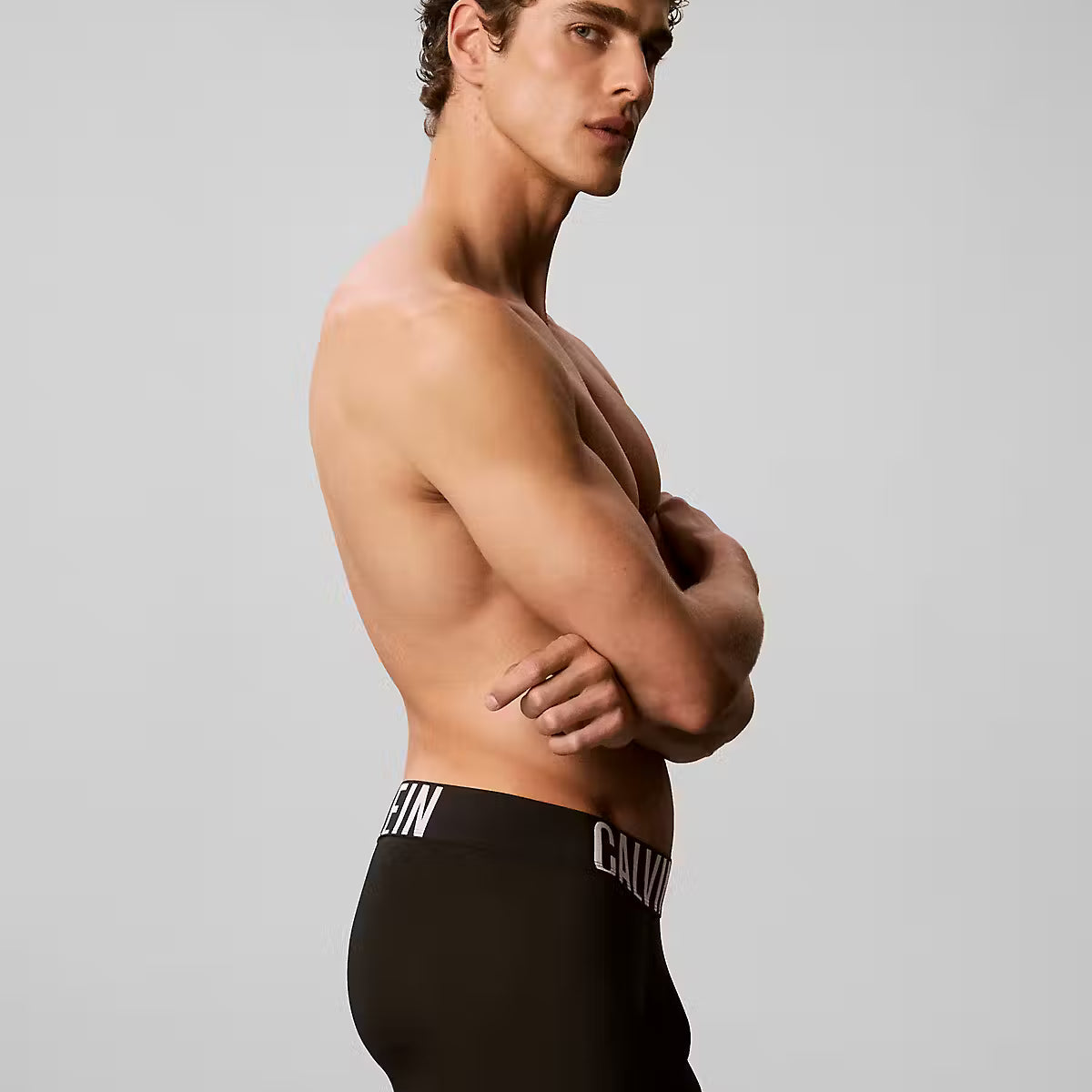 Calvin Klein Intense Power Microfibre Stretch 3 Pack Trunks Black Multi image 5
