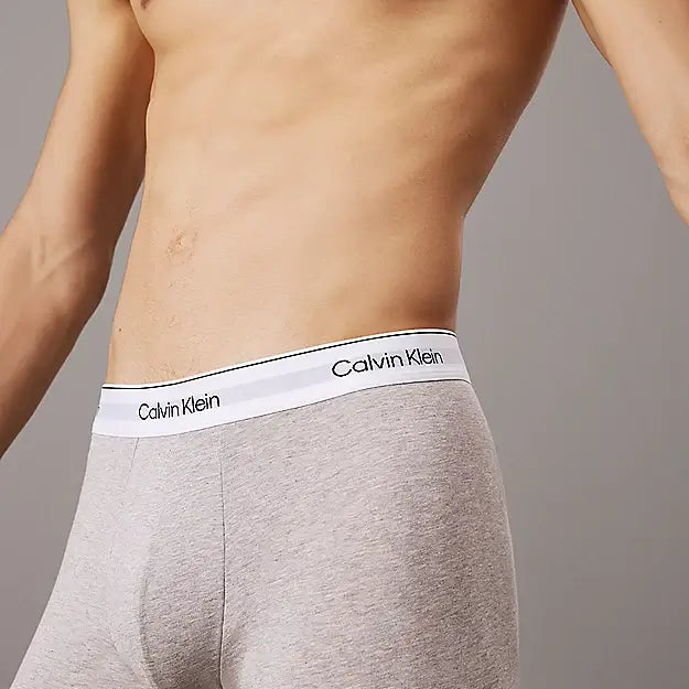 Calvin Klein 3 Pack Trunks Modern Cotton - Legion Blue / Exact Red / Black