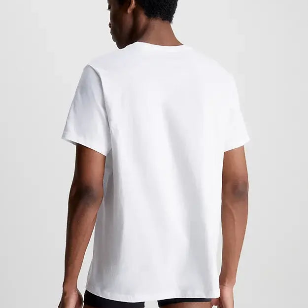 Calvin Klein 3 Pack T-Shirts Cotton Classics - Black/White/Grey Heather