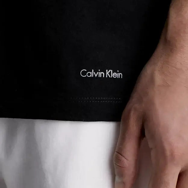 Calvin Klein 3 Pack T-Shirts Cotton Classics - Black/White/Grey Heather