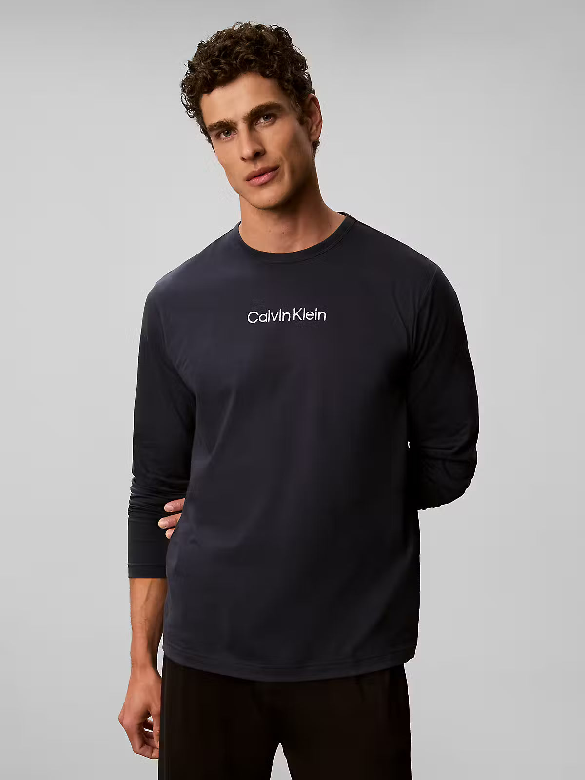 Calvin Klein Men’s 100% Cotton Long Sleeve Pyjama Top