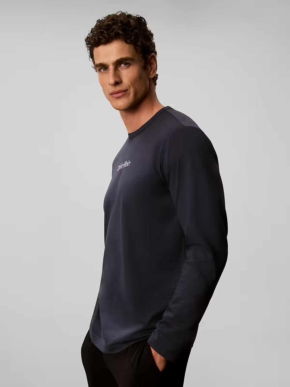 Calvin Klein Men’s 100% Cotton Long Sleeve Pyjama Top