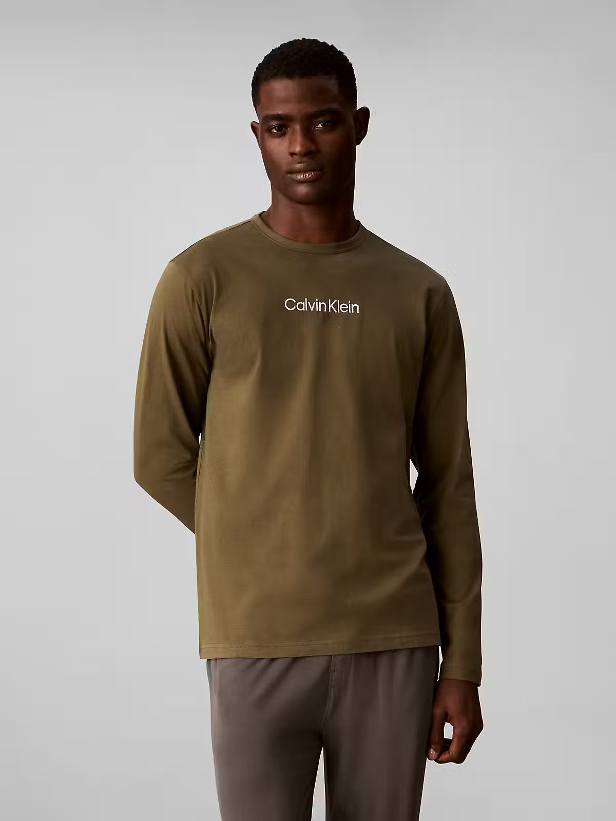 Calvin Klein Men’s 100% Cotton Long Sleeve Pyjama Top