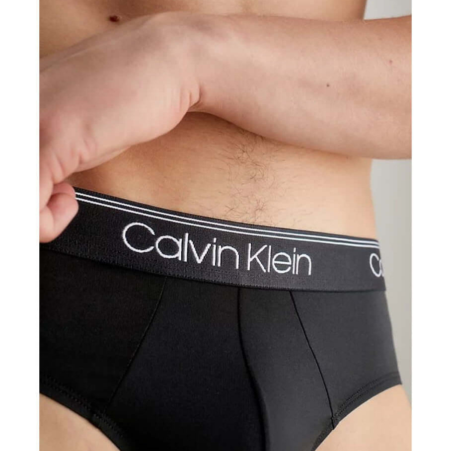 Calvin Klein 3 Pack Briefs Micro Stretch Wicking - Black