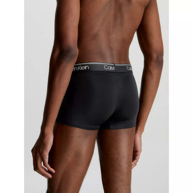 Calvin Klein 3 Pack Low Rise Trunks Micro Stretch Wicking - Black