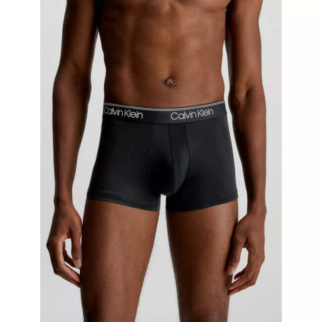 Calvin Klein 3 Pack Low Rise Trunks Micro Stretch Wicking - Black