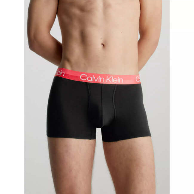 Calvin Klein 3 Pack Modern Structure Boxer Trunks - B- December