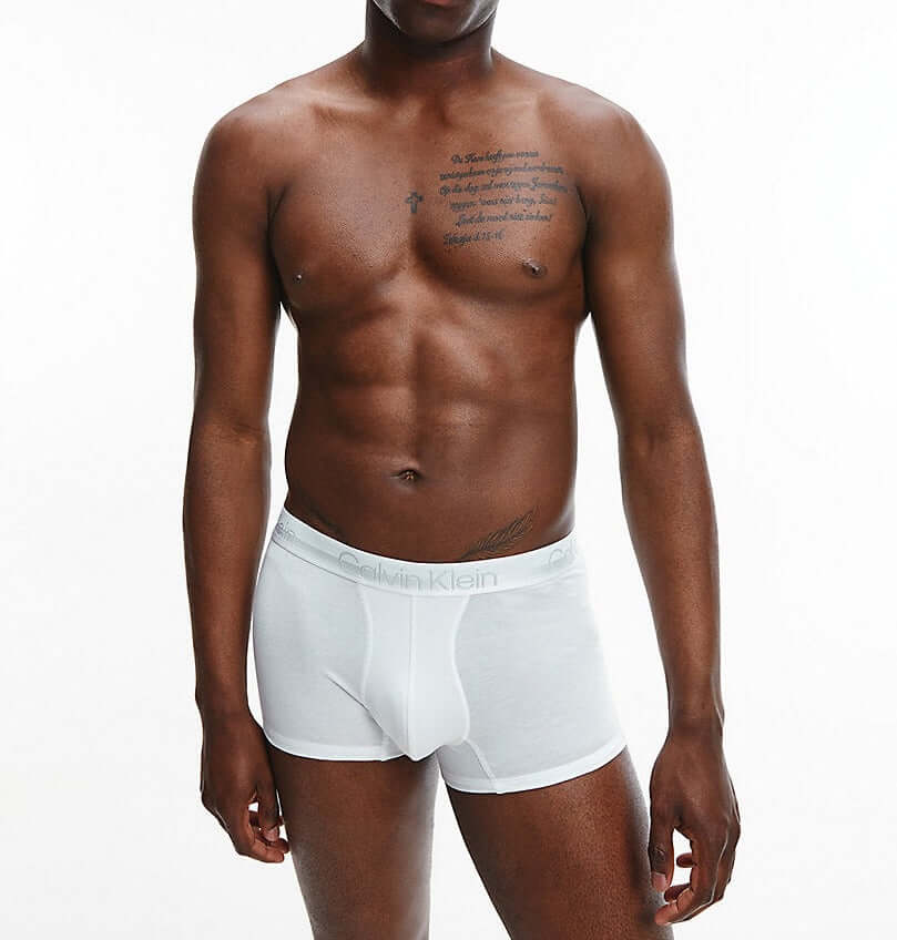 Calvin Klein 3 Pack Modern Structure Trunk -White/ Black/ Grey Heather