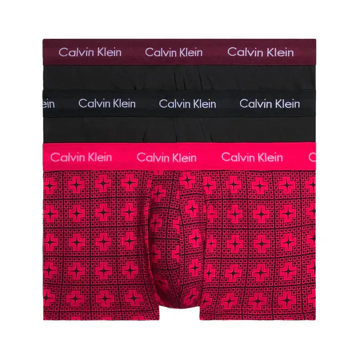 Calvin Klein 3 Pack Low Rise Trunk 000NB3055A Boxer Multicolor I1Z