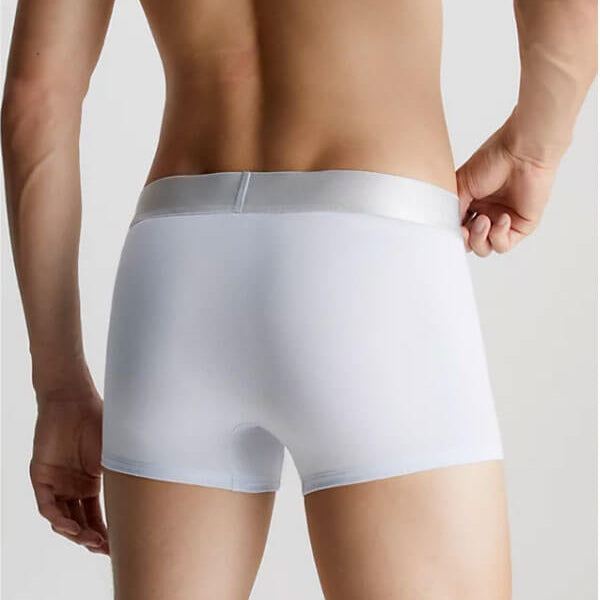 Calvin Klein 3 Pack Trunks Steel Cotton - Arctic Ice / Red Clay / Charcoal Grey
