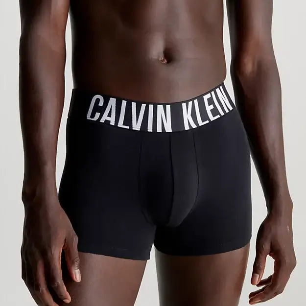 Calvin Klein Underwear 3 Pack Intense Power Cotton Trunks - Black/White/Grey