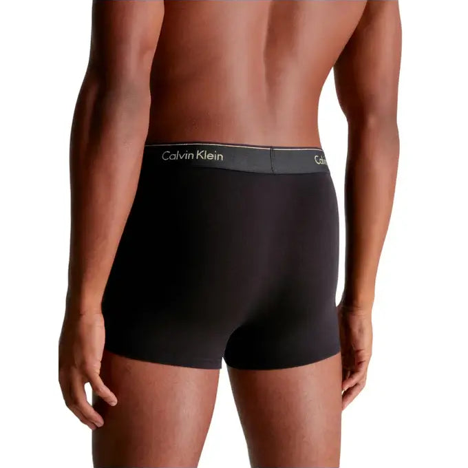 Calvin Klein 3 Pack Boxer Trunks Modern Cotton - Black/ Red / Black