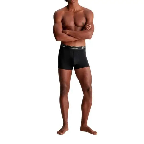 Calvin Klein 3 Pack Boxer Trunks Modern Cotton - Black/ Red / Black