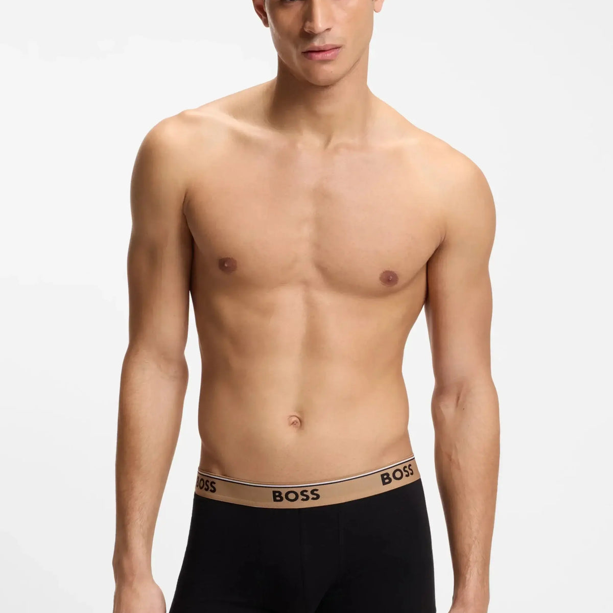 BOSS Power 3 Pack Stretch Cotton Trunks Black - model