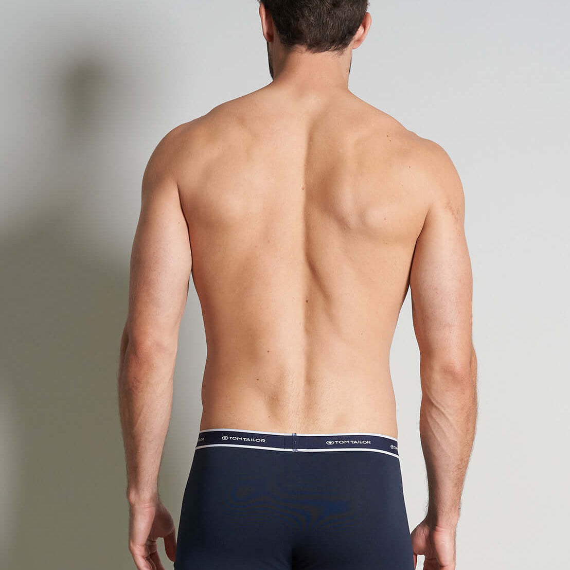 Tom Tailor Men's Pants 2 Pack Cotton Stretch Trunks- Blue Multi