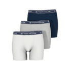Tom Tailor Men’s 3 Pack Cotton Stretch Boxer Briefs – White, Grey, Navy