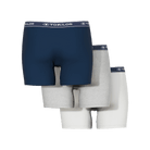 Tom Tailor Men’s 3 Pack Cotton Stretch Boxer Briefs – White, Grey, Navy