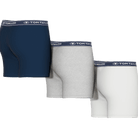Tom Tailor Men’s 3 Pack Cotton Stretch Boxer Briefs – White, Grey, Navy