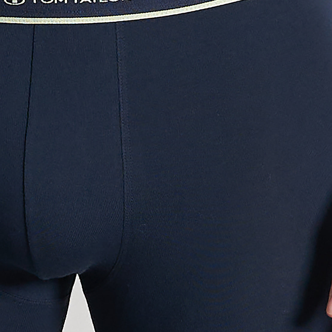 Tom Tailor Men's 2 Pack Cotton Stretch Long Boxer Briefs - Blue Print