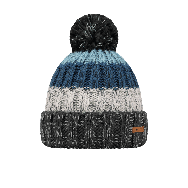 Barts Wilhelm Men's Pom Beanie - Charcoal