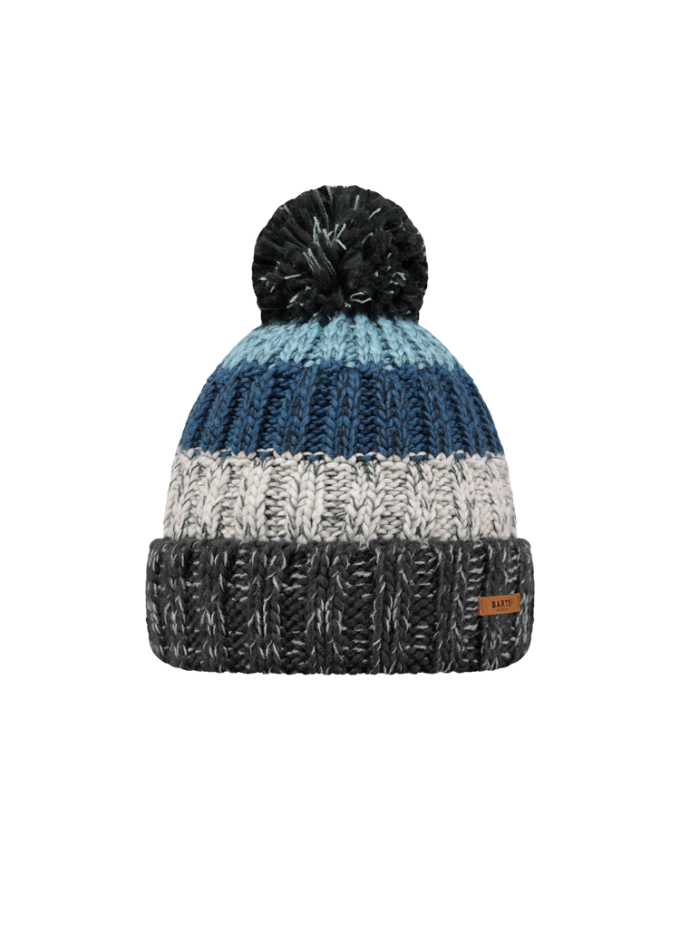 Barts Wilhelm Men's Pom Beanie - Charcoal