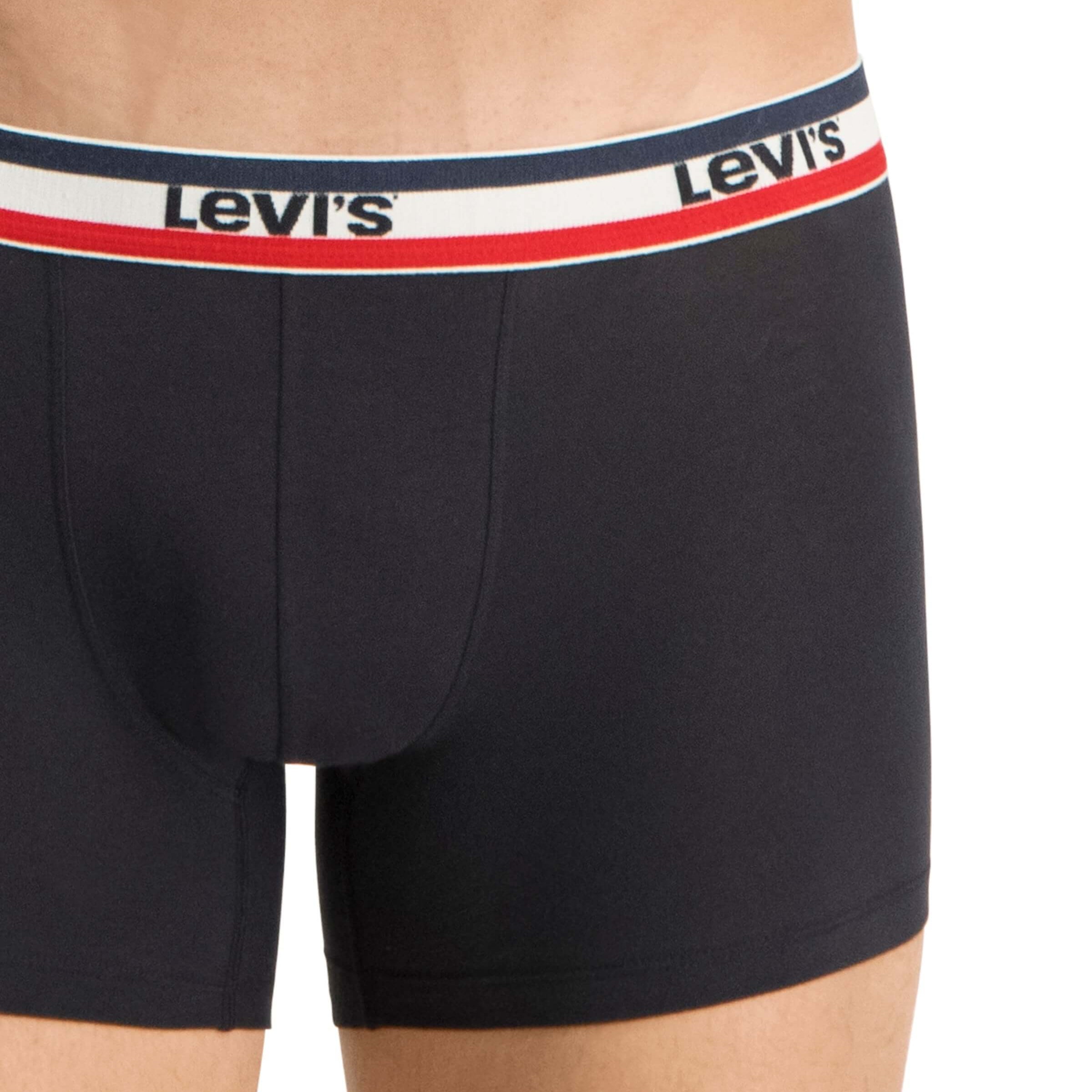 Levi's Sportswear Logo Men's Boxer Briefs 3 pack - Black Grey Melange