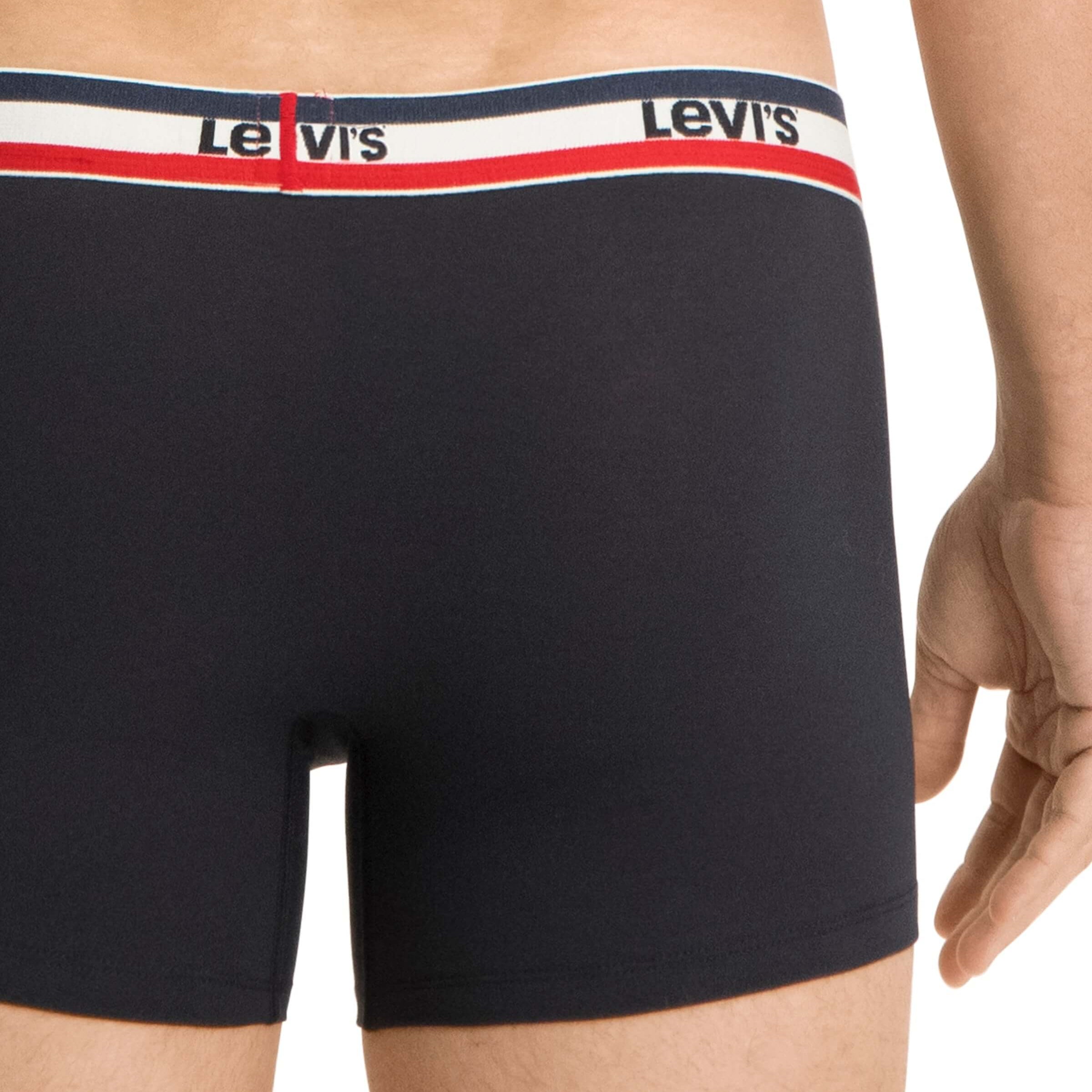 Levi's Sportswear Logo Men's Boxer Briefs 3 pack - Black Grey Melange