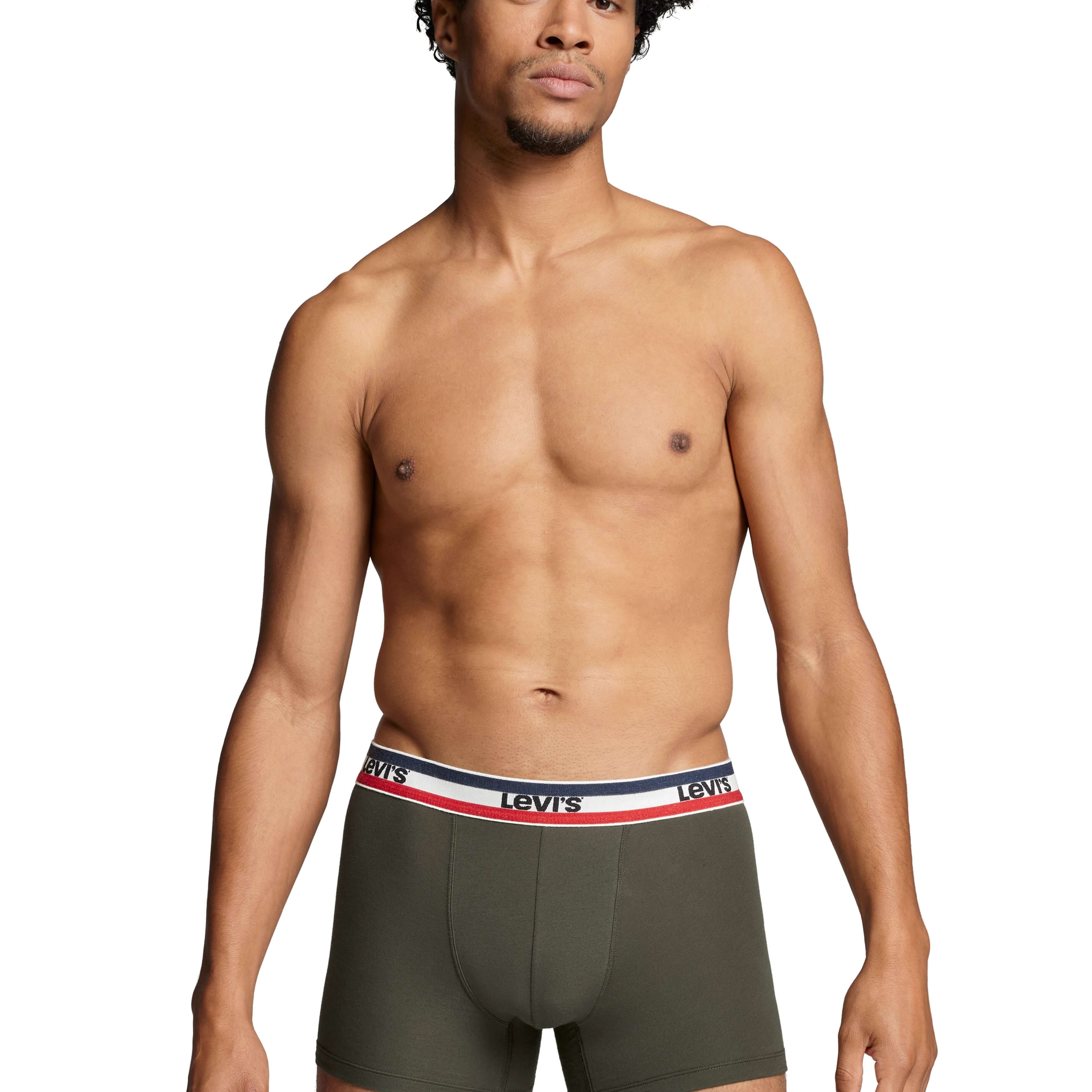 Levi's Sportswear Logo Men's Boxer Briefs 3 pack - Khaki/Grey/Black